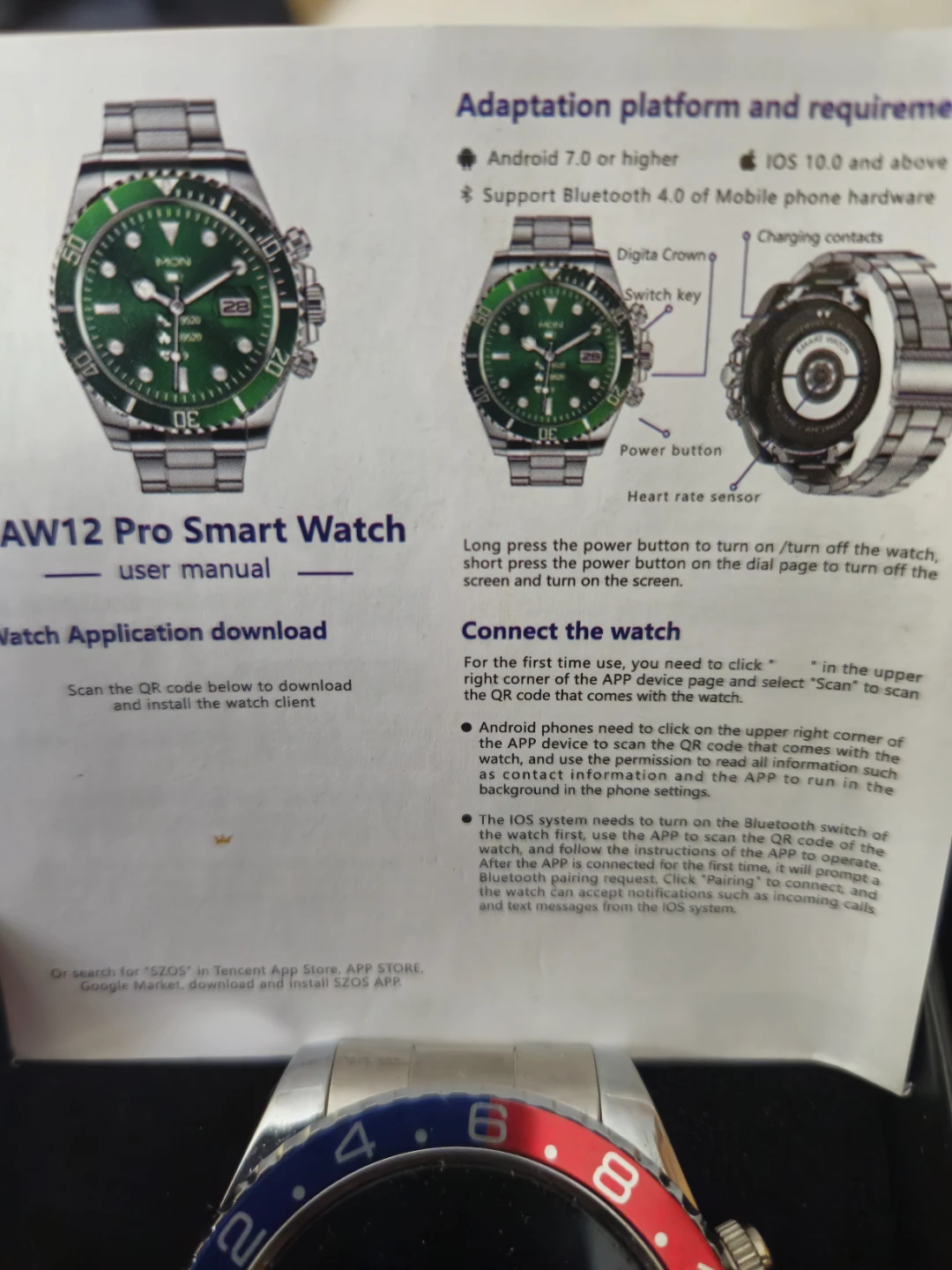 AW12 Pro Smart Watch - photo 3