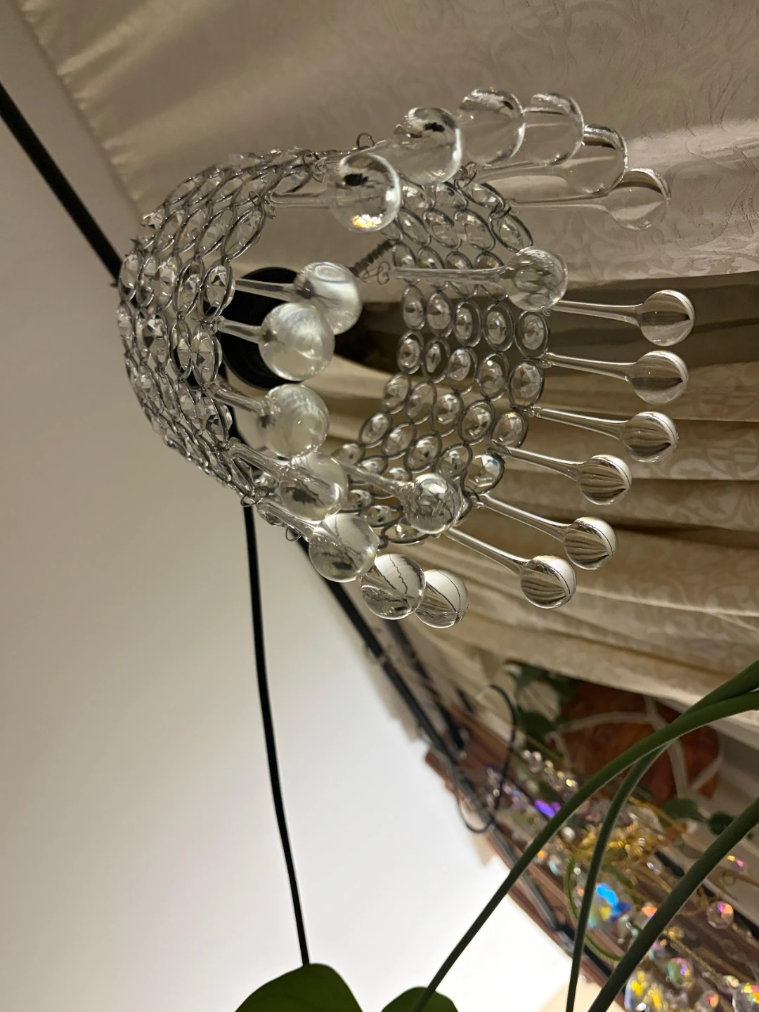 Crystal Beaded Chandelier Pendant Light Shade - photo 2