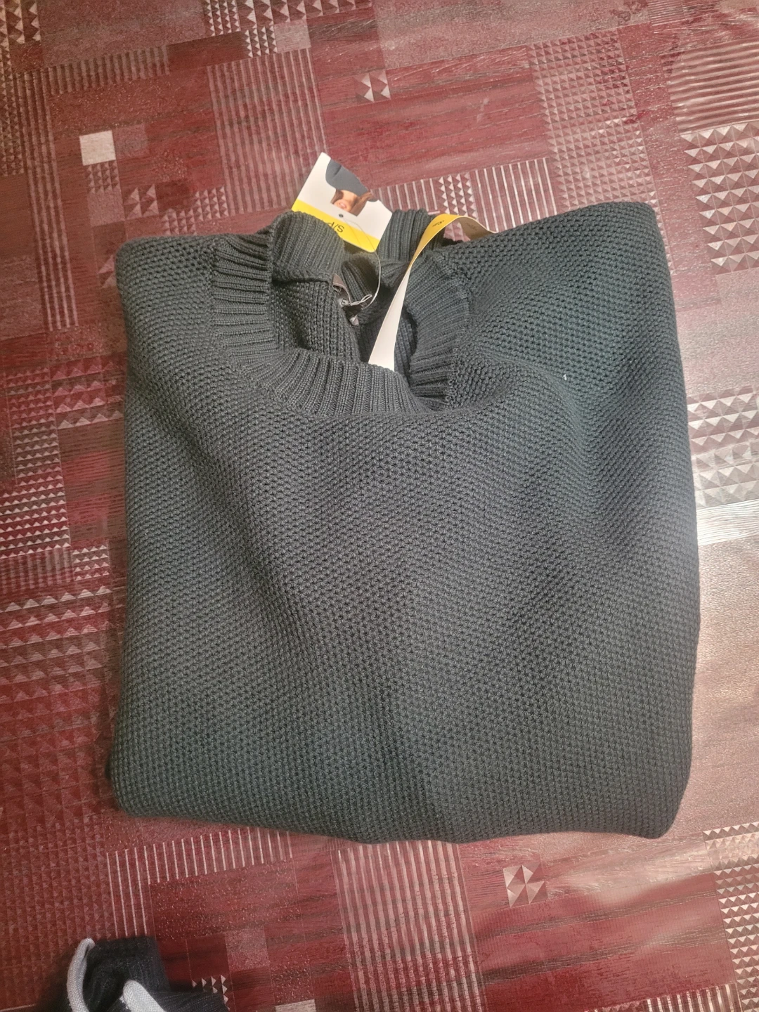 Navy Blue Crew Neck Sweater - Size S/P
