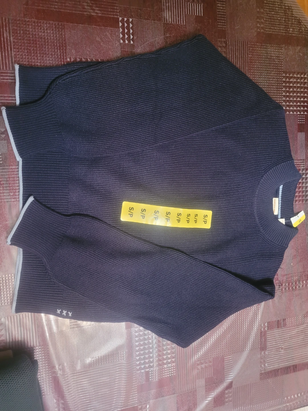 Navy Blue Crew Neck Sweater - Size S/P - photo 2