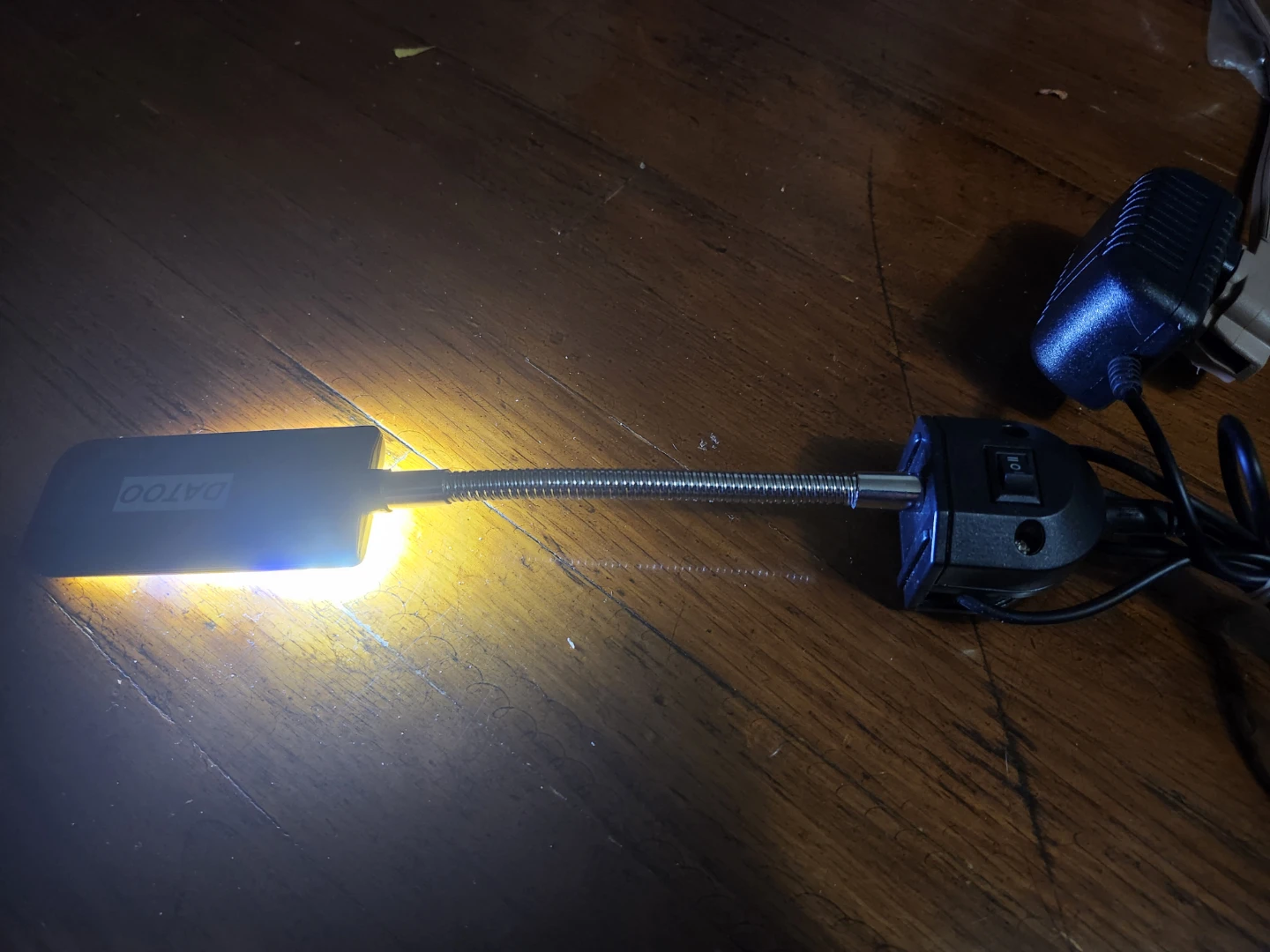 DATOO LED Lamp with Flexible Gooseneck