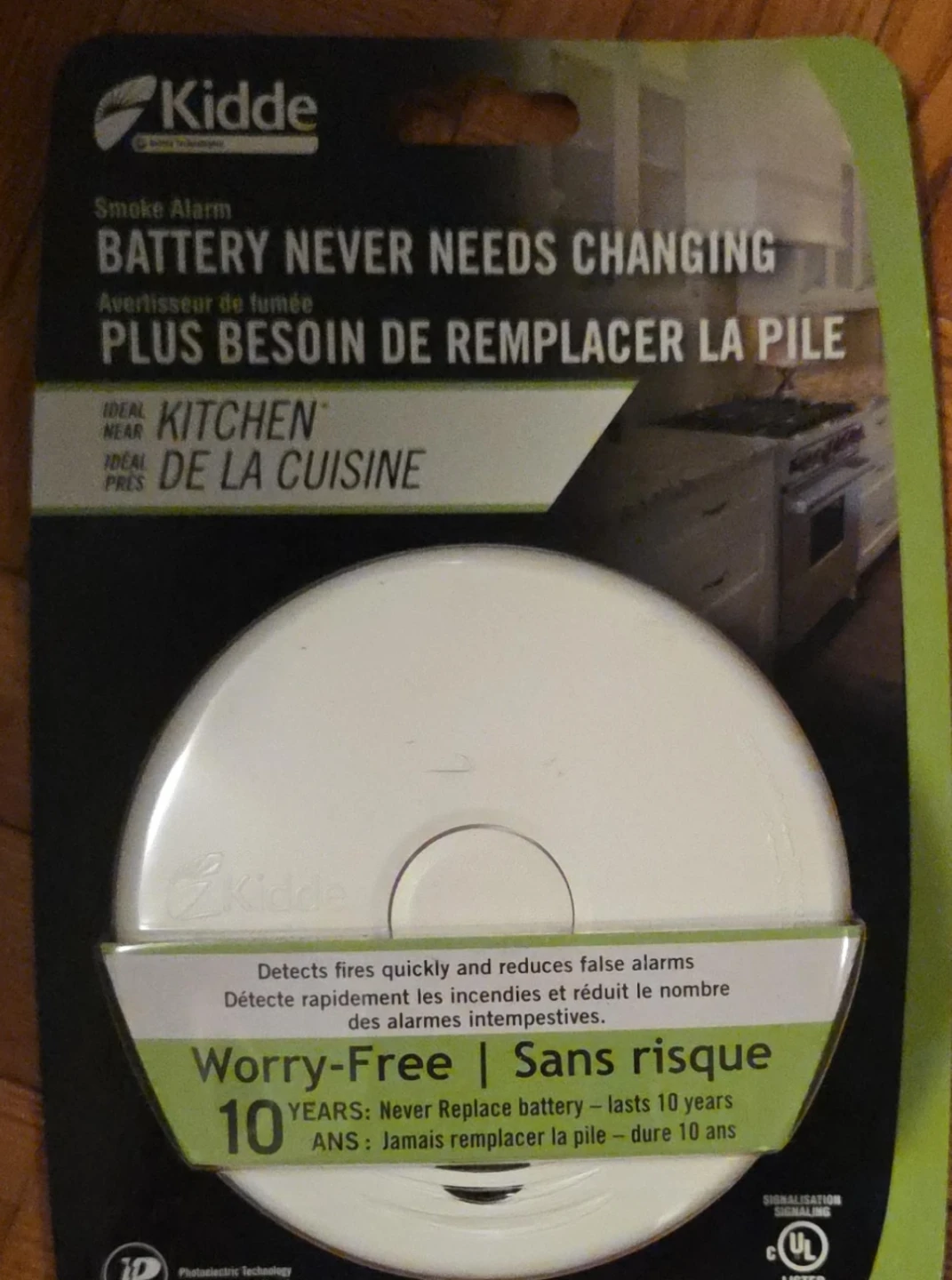 Kidde Smoke Alarm - Battery Never Needs Changing