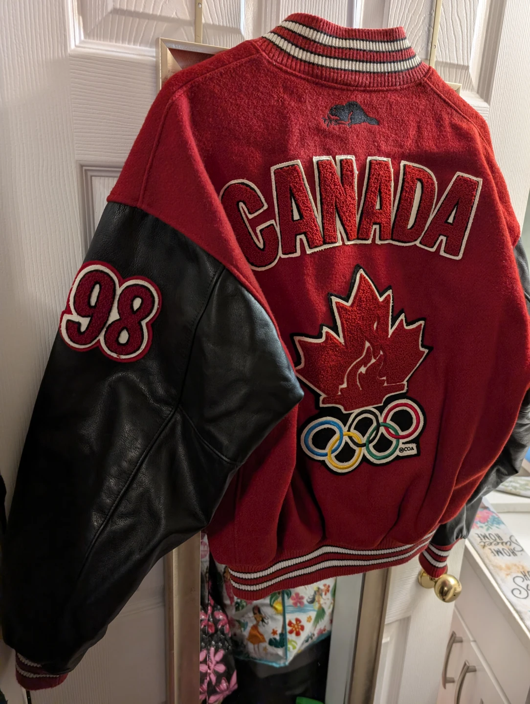 Roots Athletics Canada Nagano 1998 Olympic Bomber Jacket Medium - photo 3