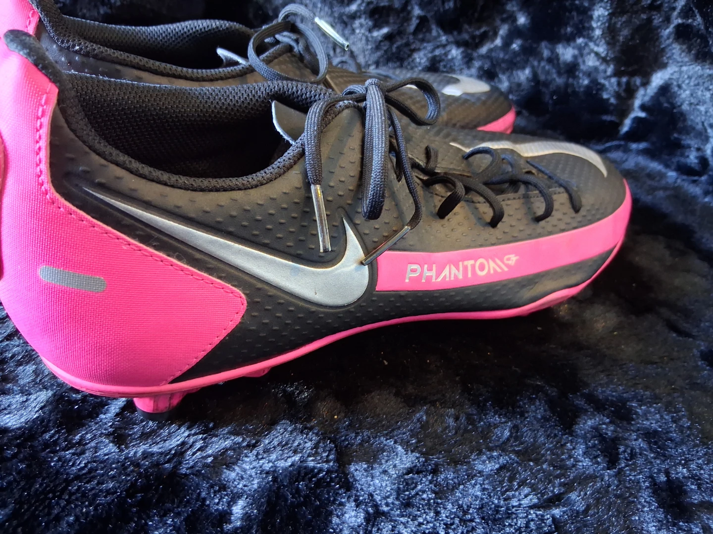 Nike Phantom Cleats Soccer Shoes Black Pink US 11 - photo 2
