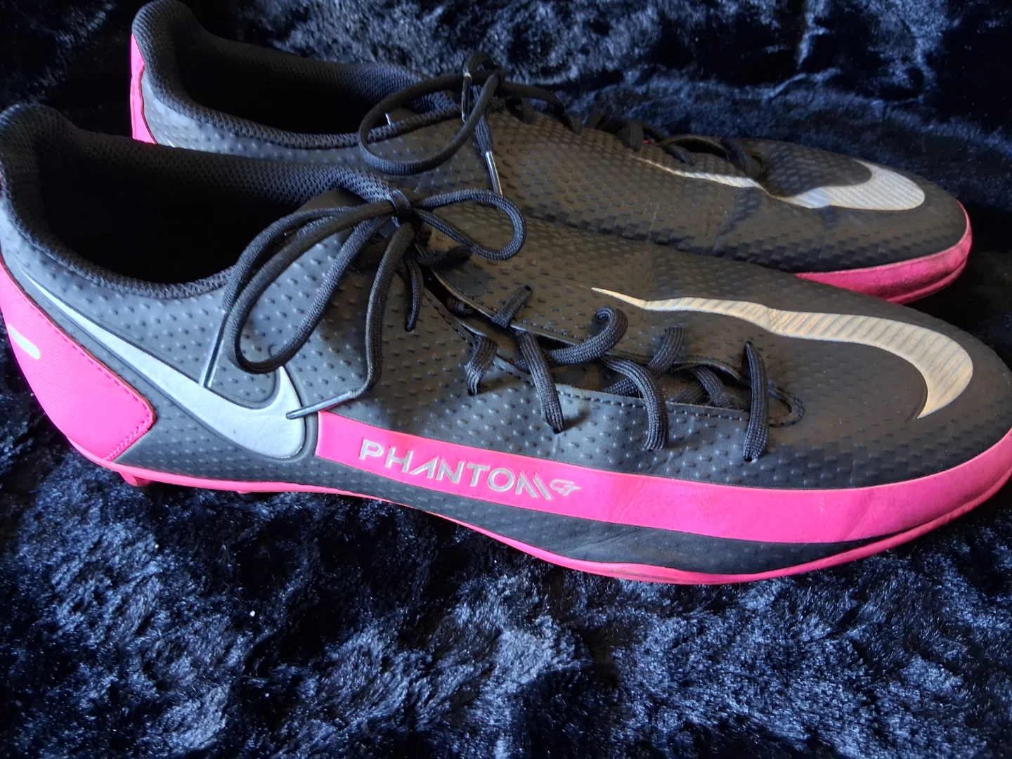 Nike Phantom Cleats Soccer Shoes Black Pink US 11 - photo 3