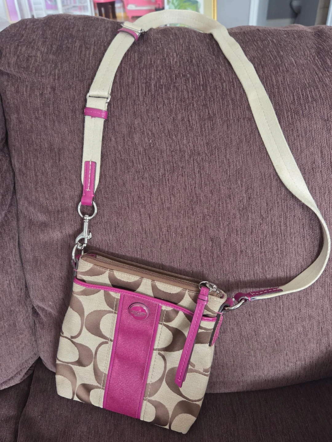 Coach Signature C Monogram Crossbody Bag - photo 2