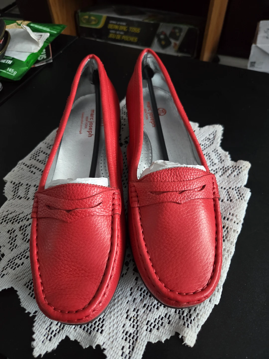 Marc Joseph New York Red Loafers Size 7 - photo 5