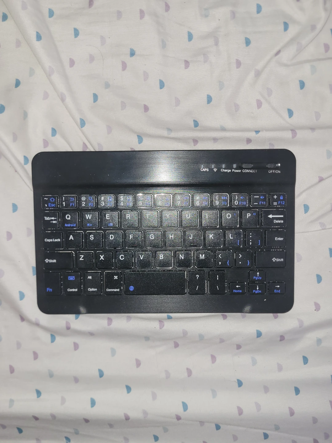 Black Mini Bluetooth Keyboard - photo 2