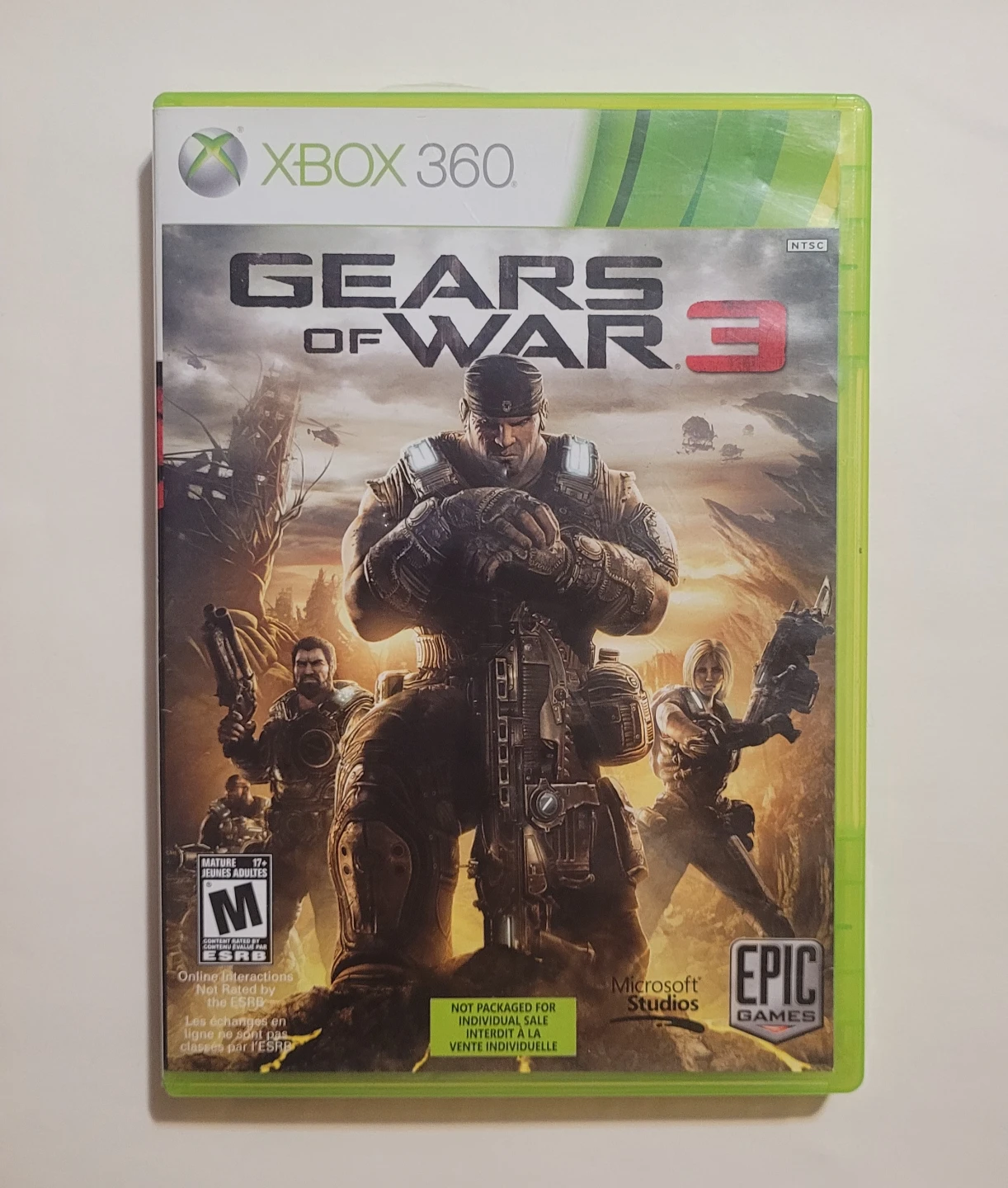 Gears of War 3 Xbox 360 Video Game
