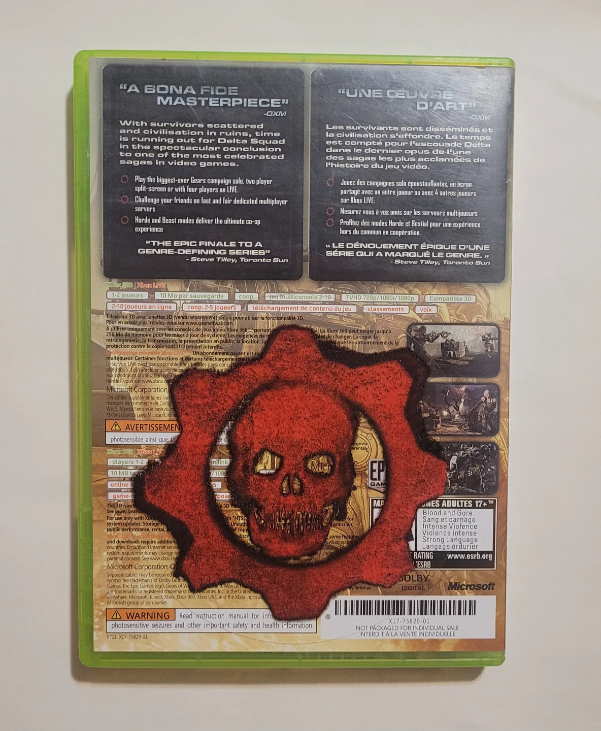 Gears of War 3 Xbox 360 Video Game - photo 2