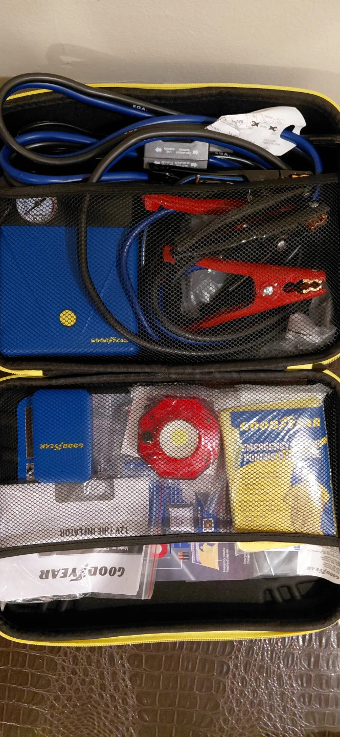 Goodyear Jump Starter Kit with Air Inflator