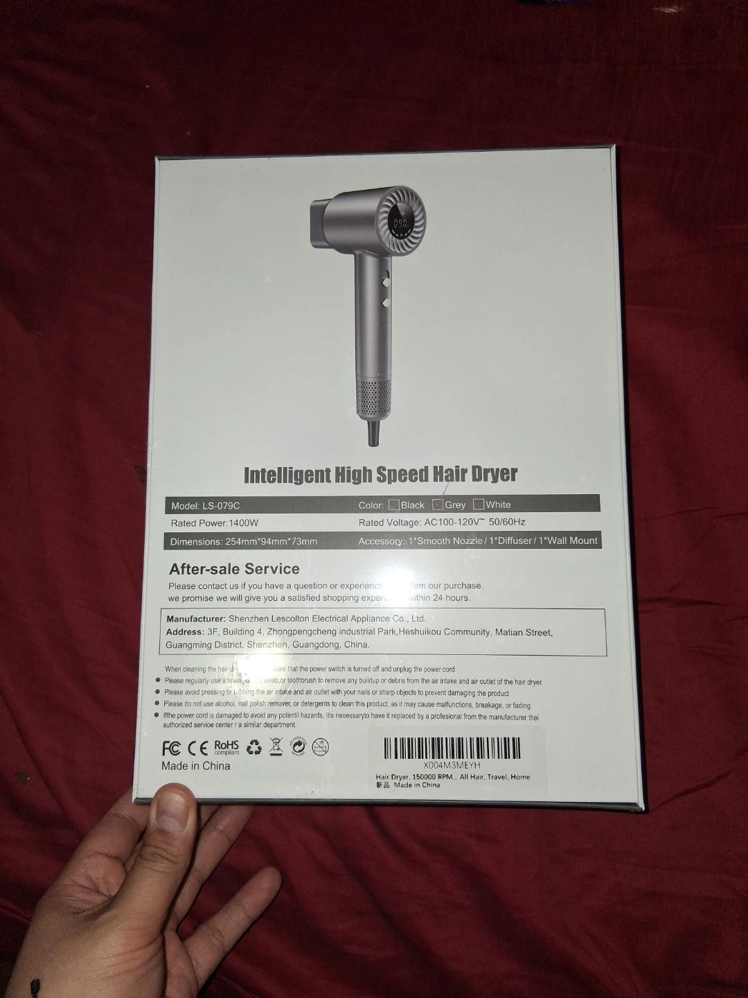 ($239 dollar) Intelligent High Speed Hair Dryer - photo 3