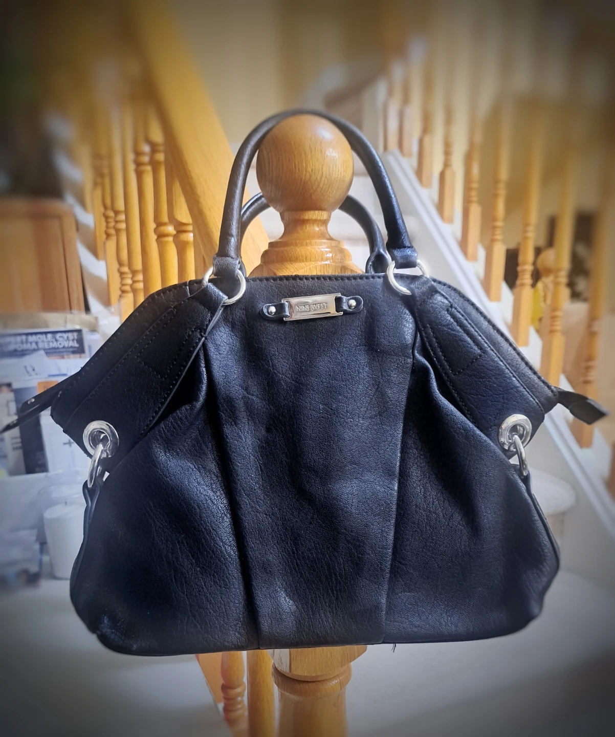 Nine West Black Faux Leather Handbag - photo 2
