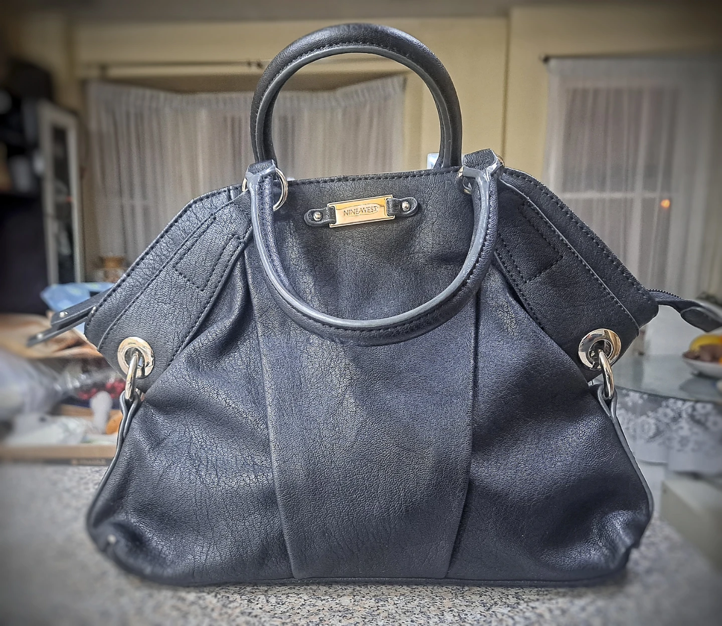 Nine West Black Faux Leather Handbag - photo 3