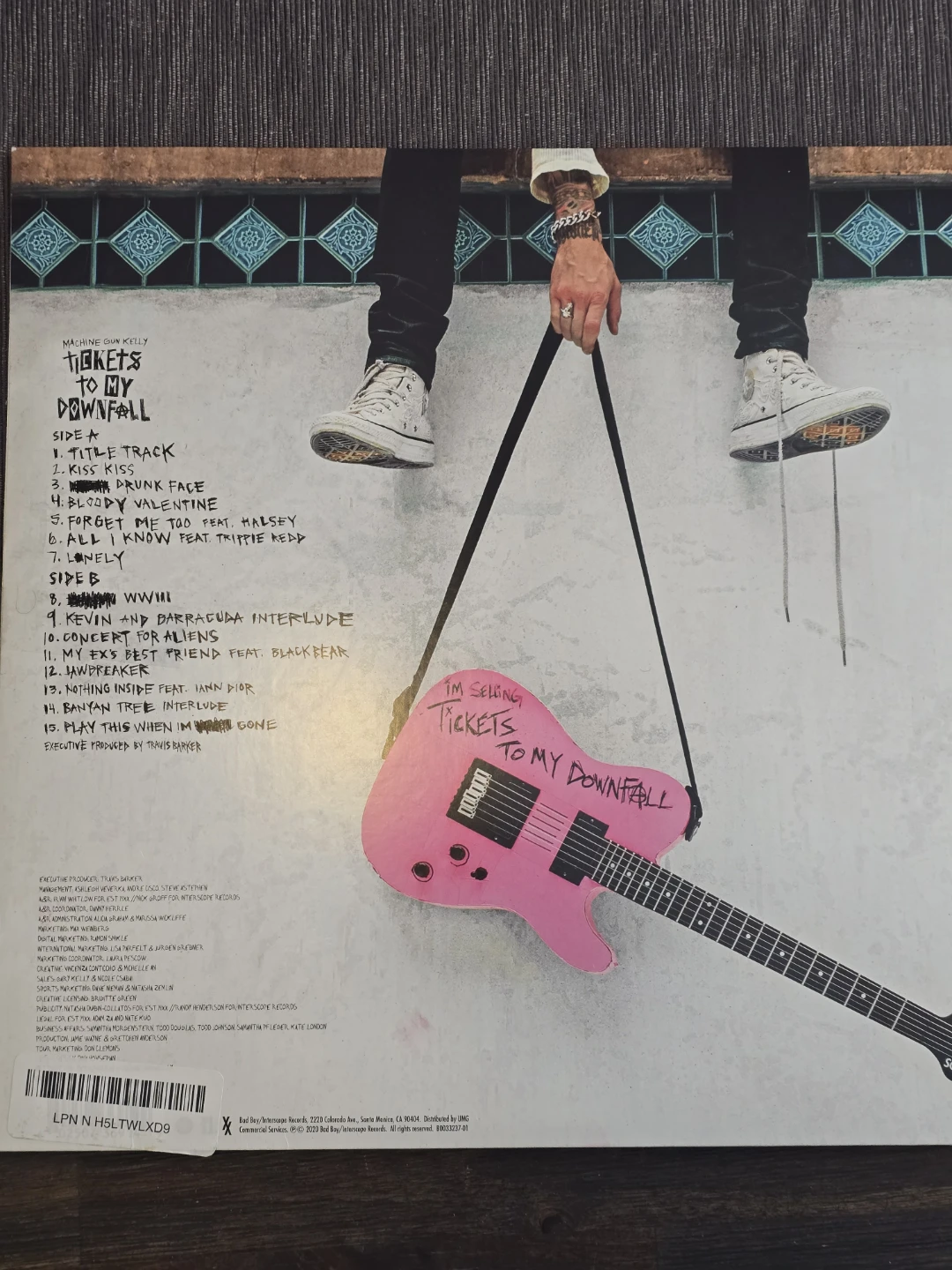 Machine Gun Kelly Tickets To My Downfall Vinyl Record - photo 3