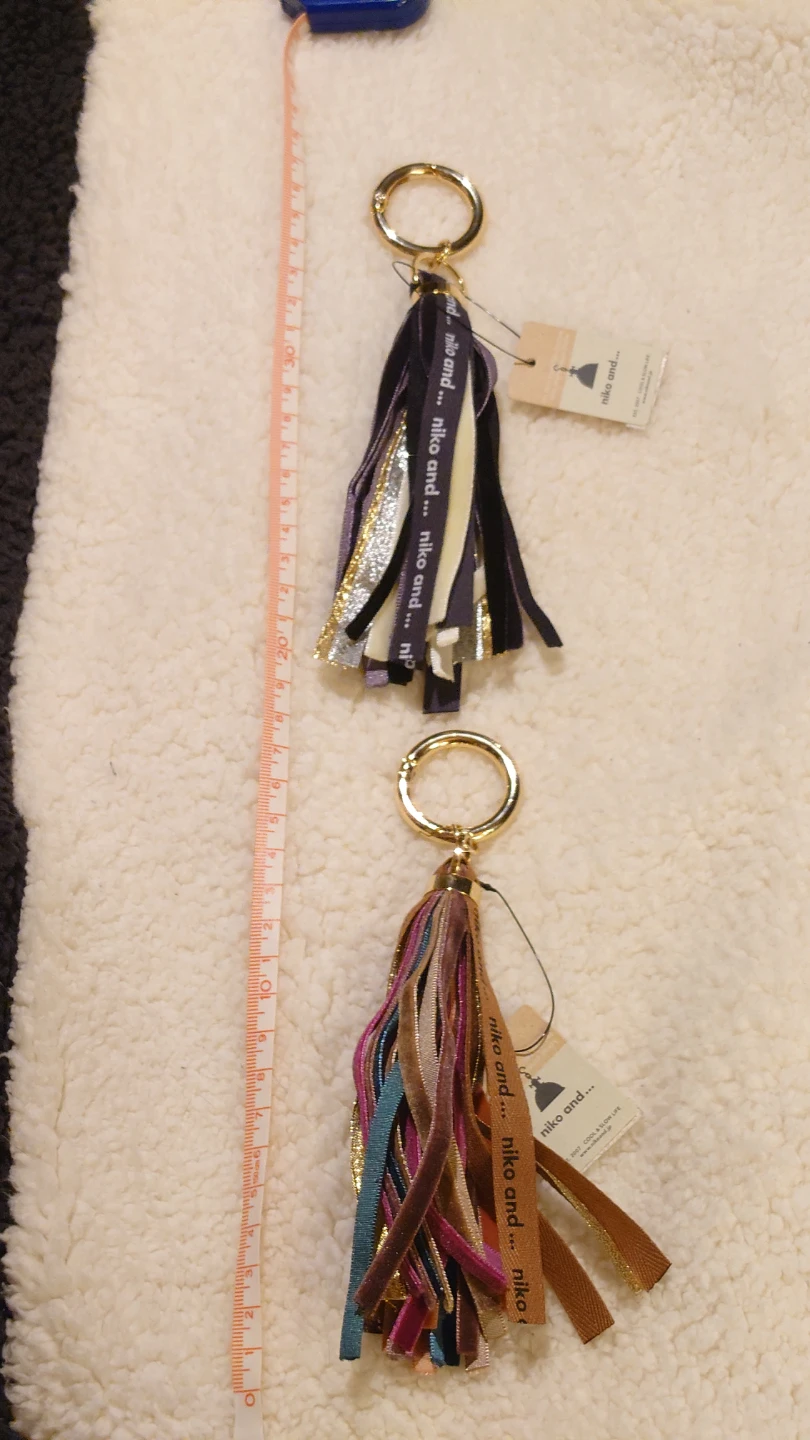 [Niko and...] Ribbon Logo Keychain With Tags Price for ONE - photo 3