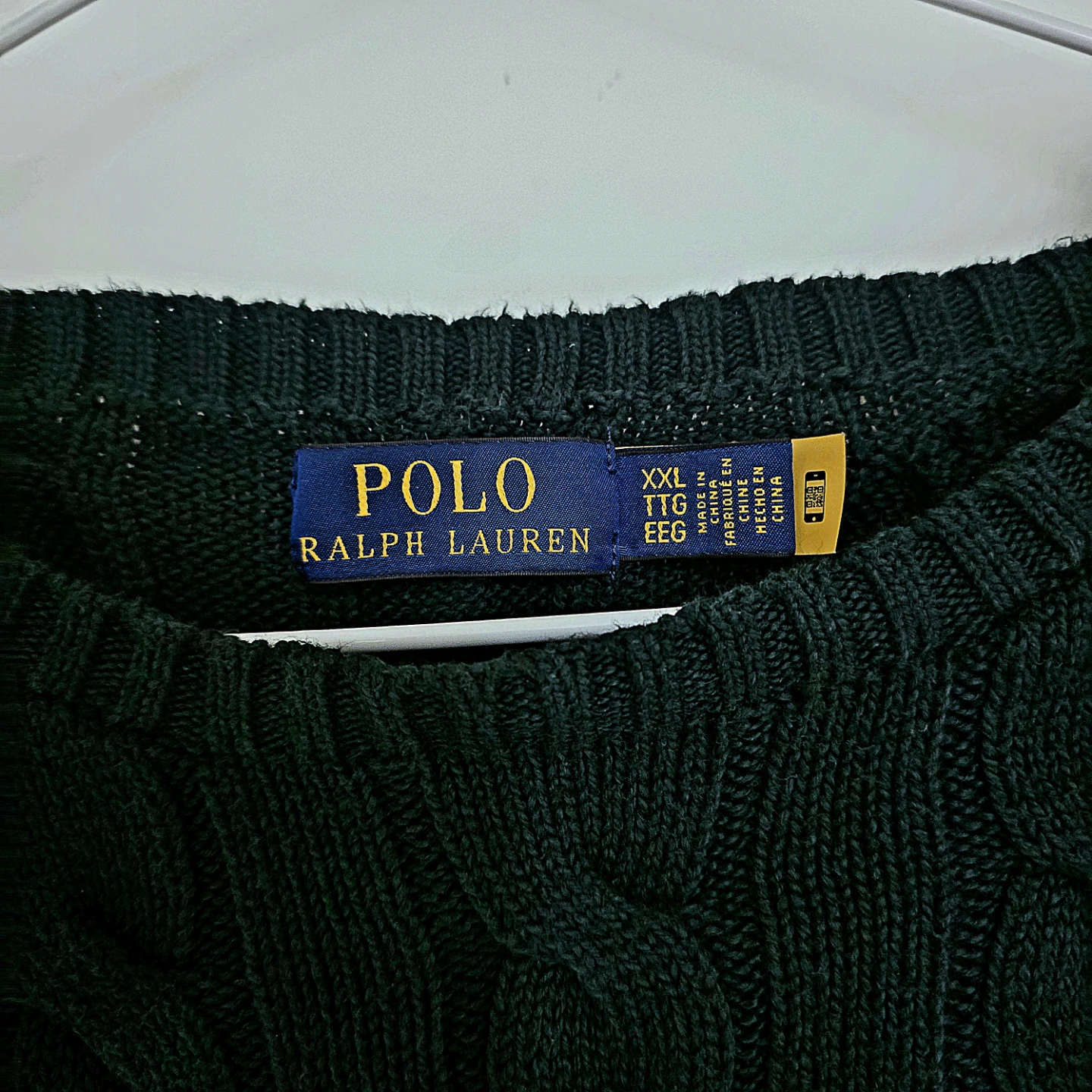 Polo Ralph Lauren Cable Knit Sweater - Green - XXL - photo 2