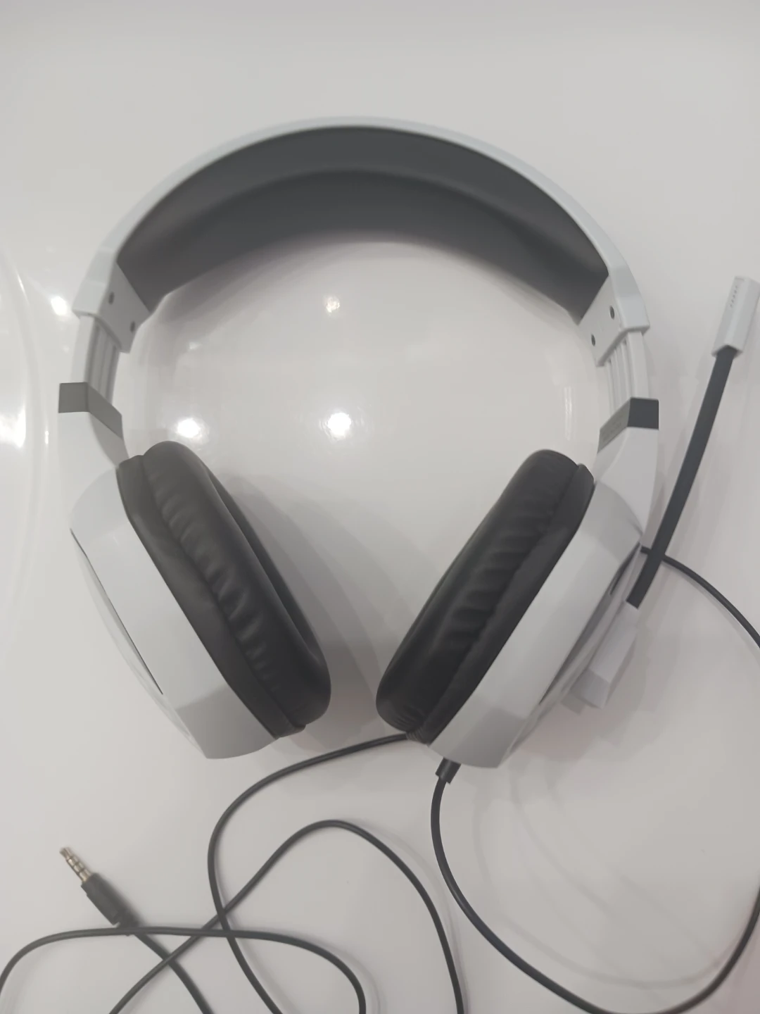 White Gaming Headset with Microphone - photo 2