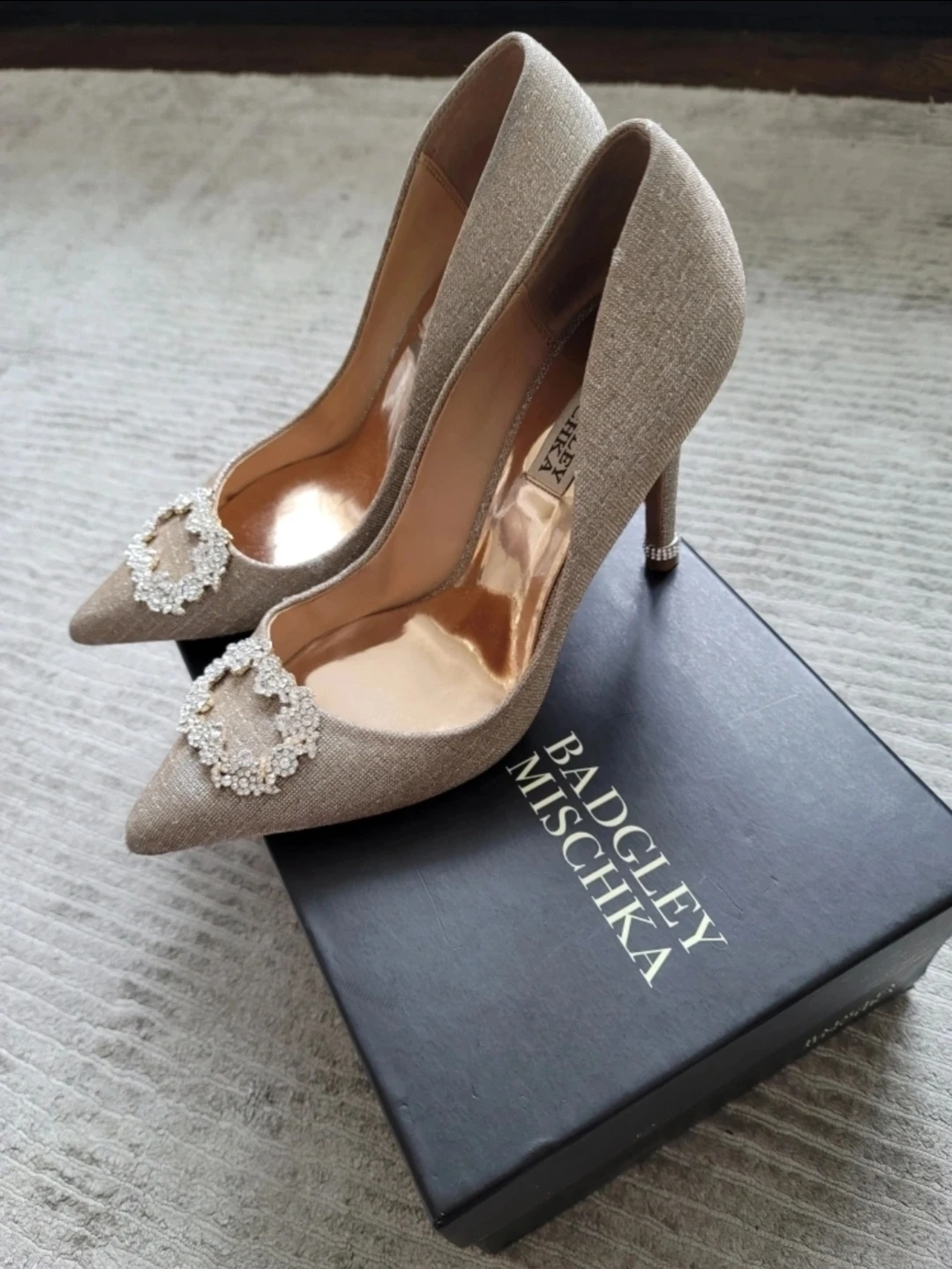 Badgley Mischka Nichole II Heels Size 8.5