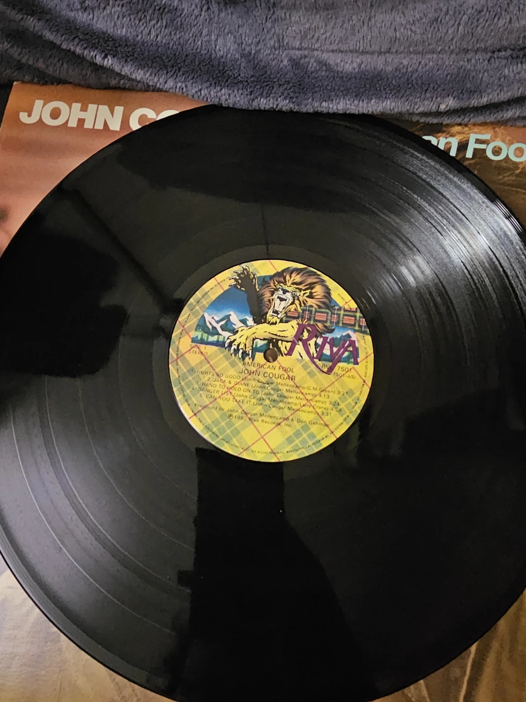 John Cougar American Fool Vinyl LP Record - photo 4