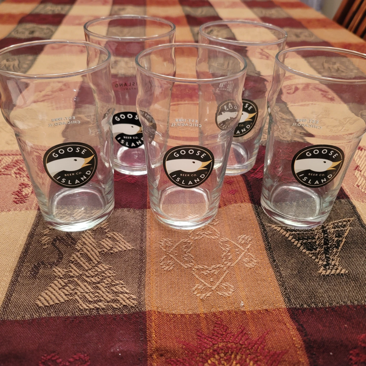 🥕Goose Island Beer Co. Glasses Set