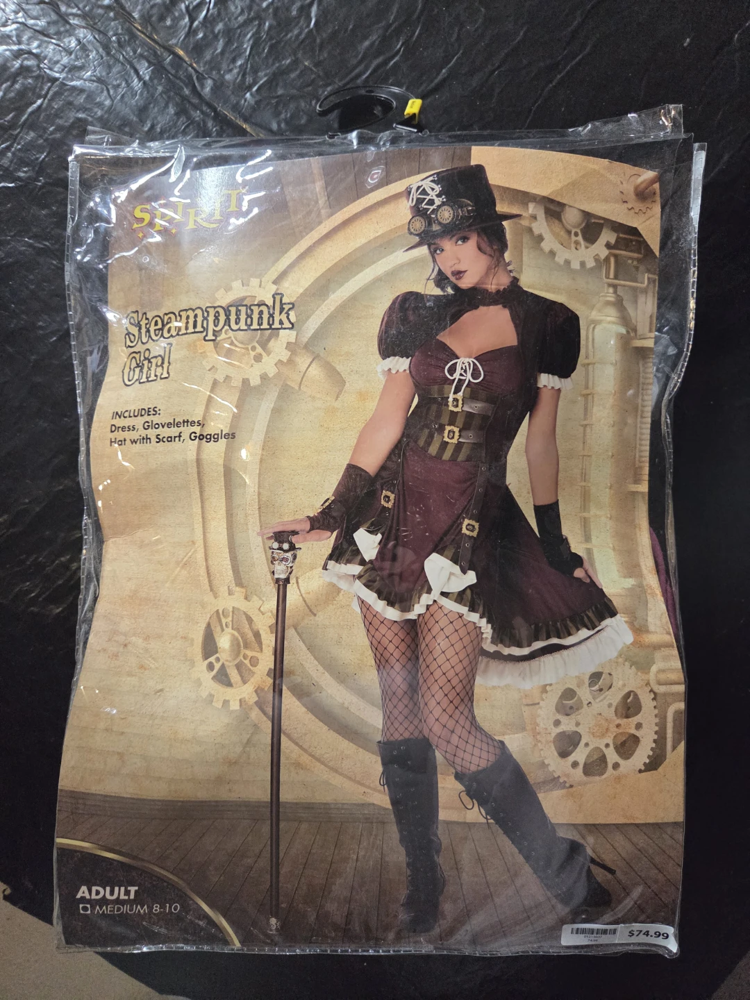 Spirit Halloween Steampunk Girl Costume - Adult Medium