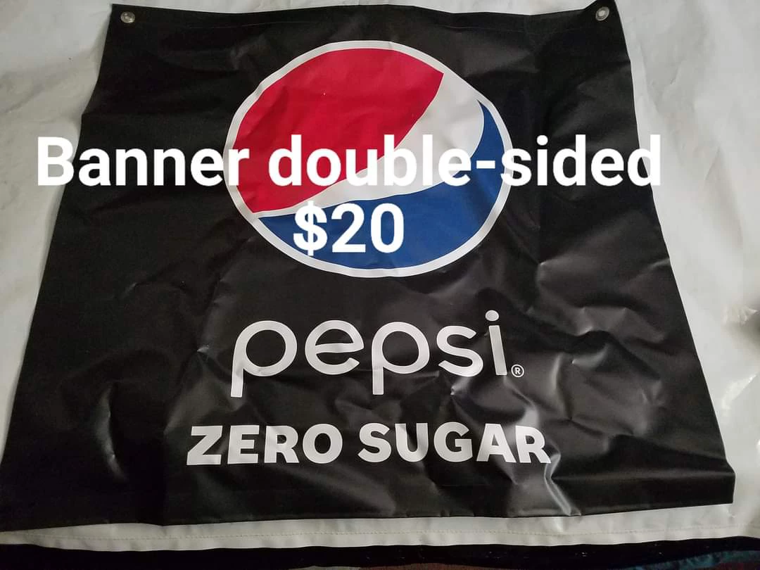 Pepsi Zero Sugar Double-Sided Banner