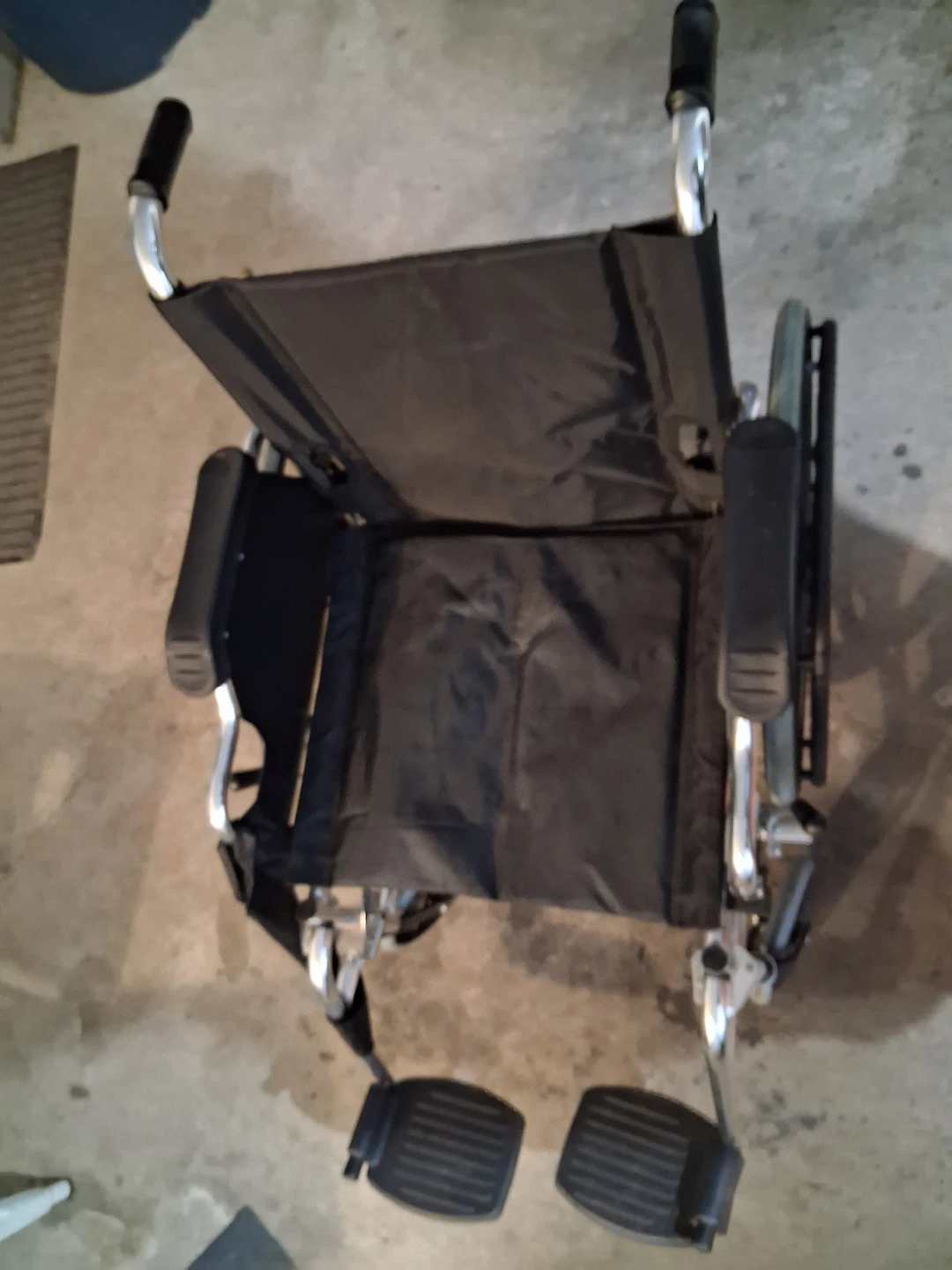 Black Manual Wheelchair