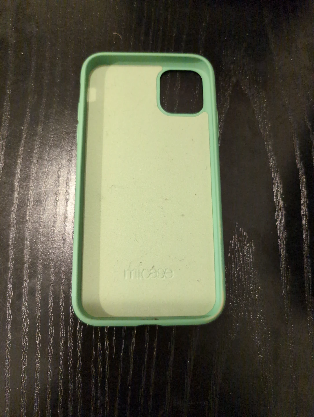 Mint Green Silicone Phone Case for iPhone 11