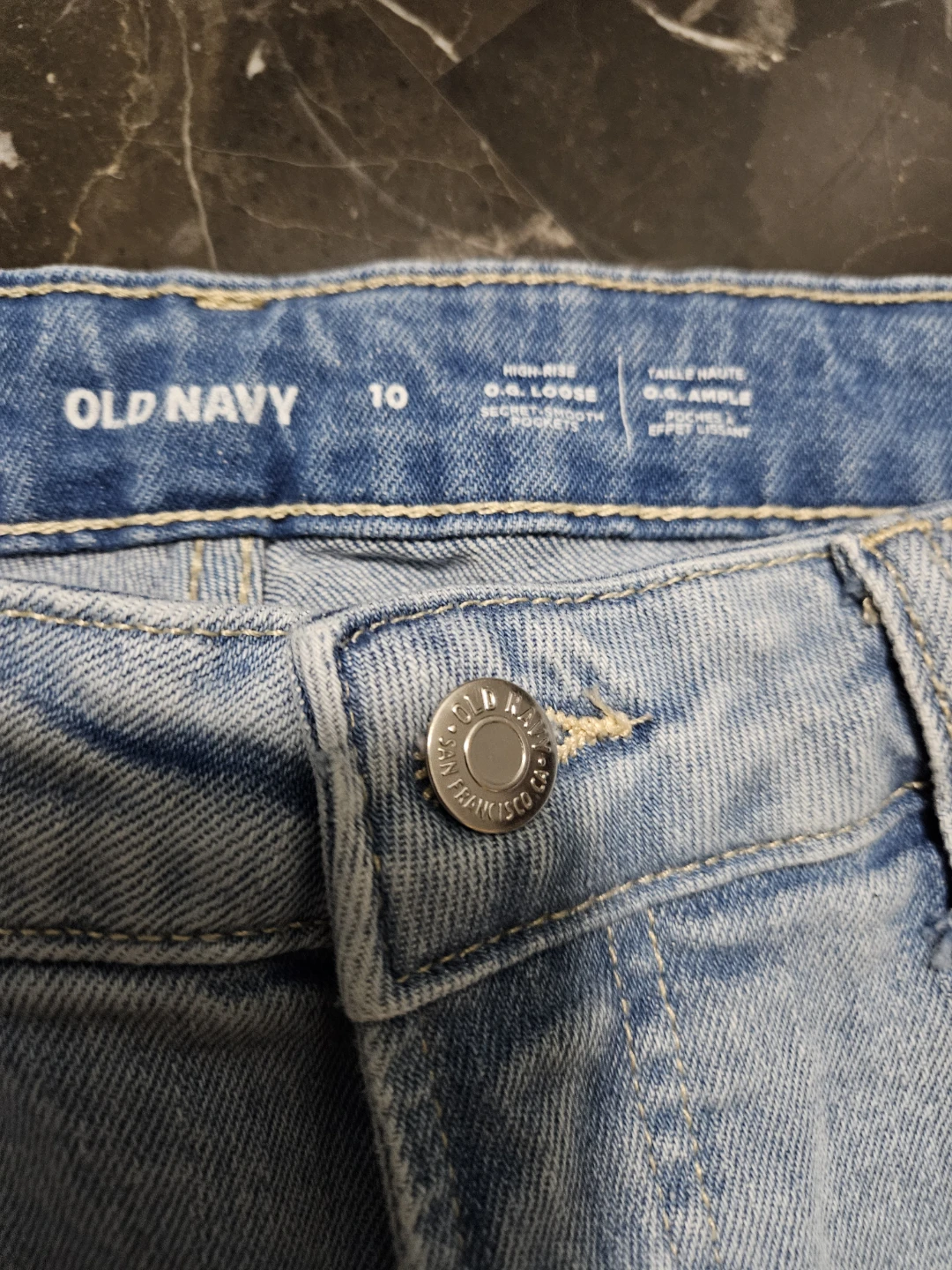 Old Navy High-Waisted Wide-Leg Jeans - Size 10 - photo 5