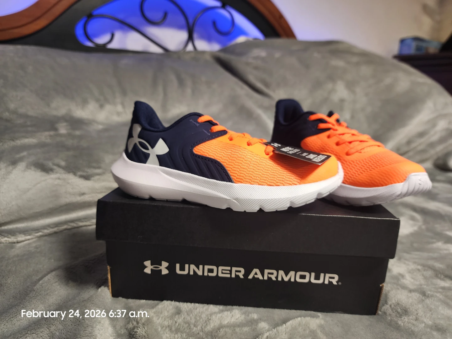 Under Armour Toddler Shoes Orange/Navy Size 12K