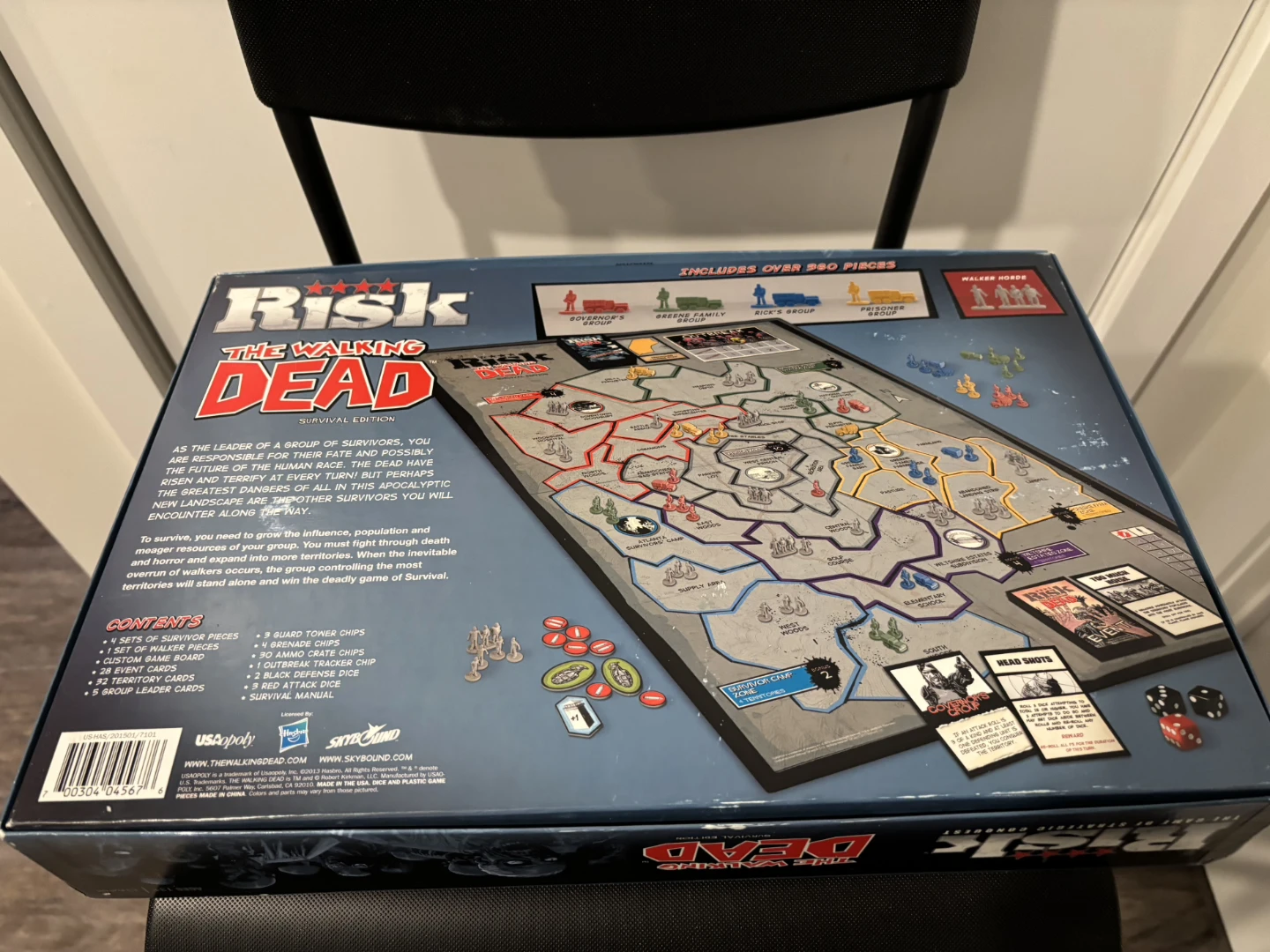 Risk The Walking Dead Survival Edition Board Game - photo 2