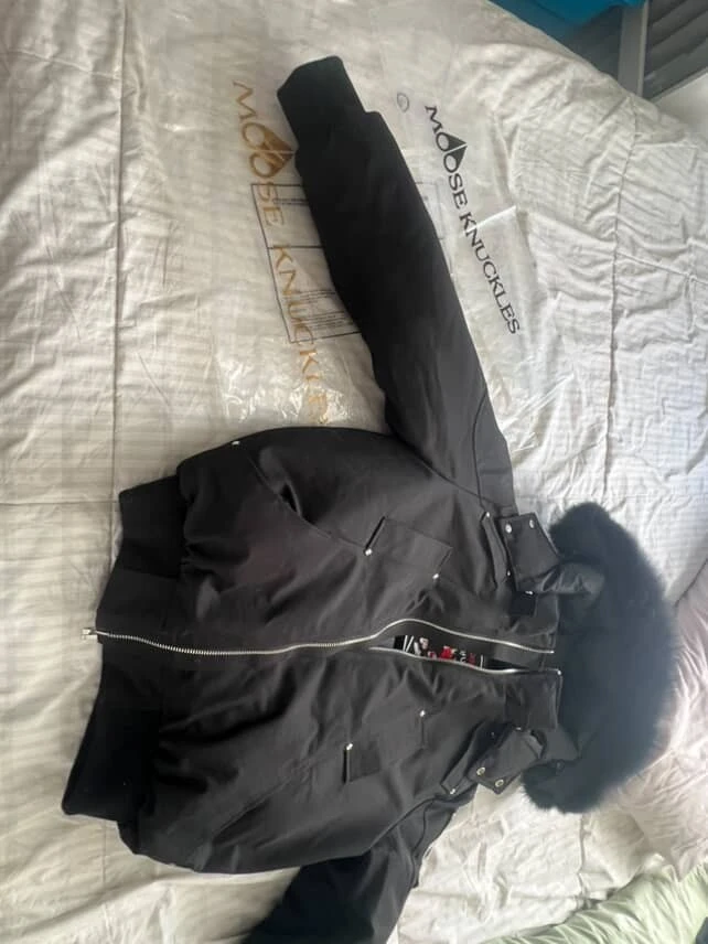 Moose Knuckles Down Filled Bomber Jacket