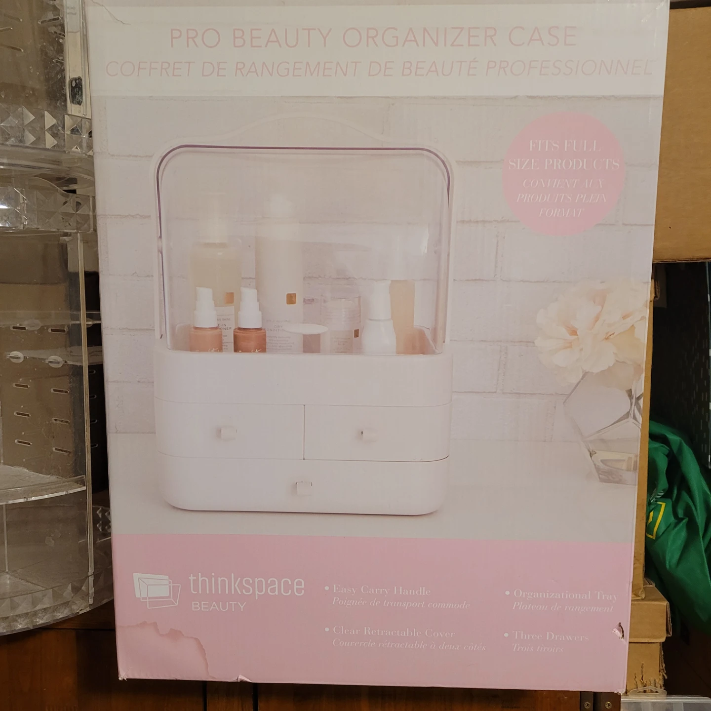 thinkspace BEAUTY Pro Organizer Case with Retractable Cover