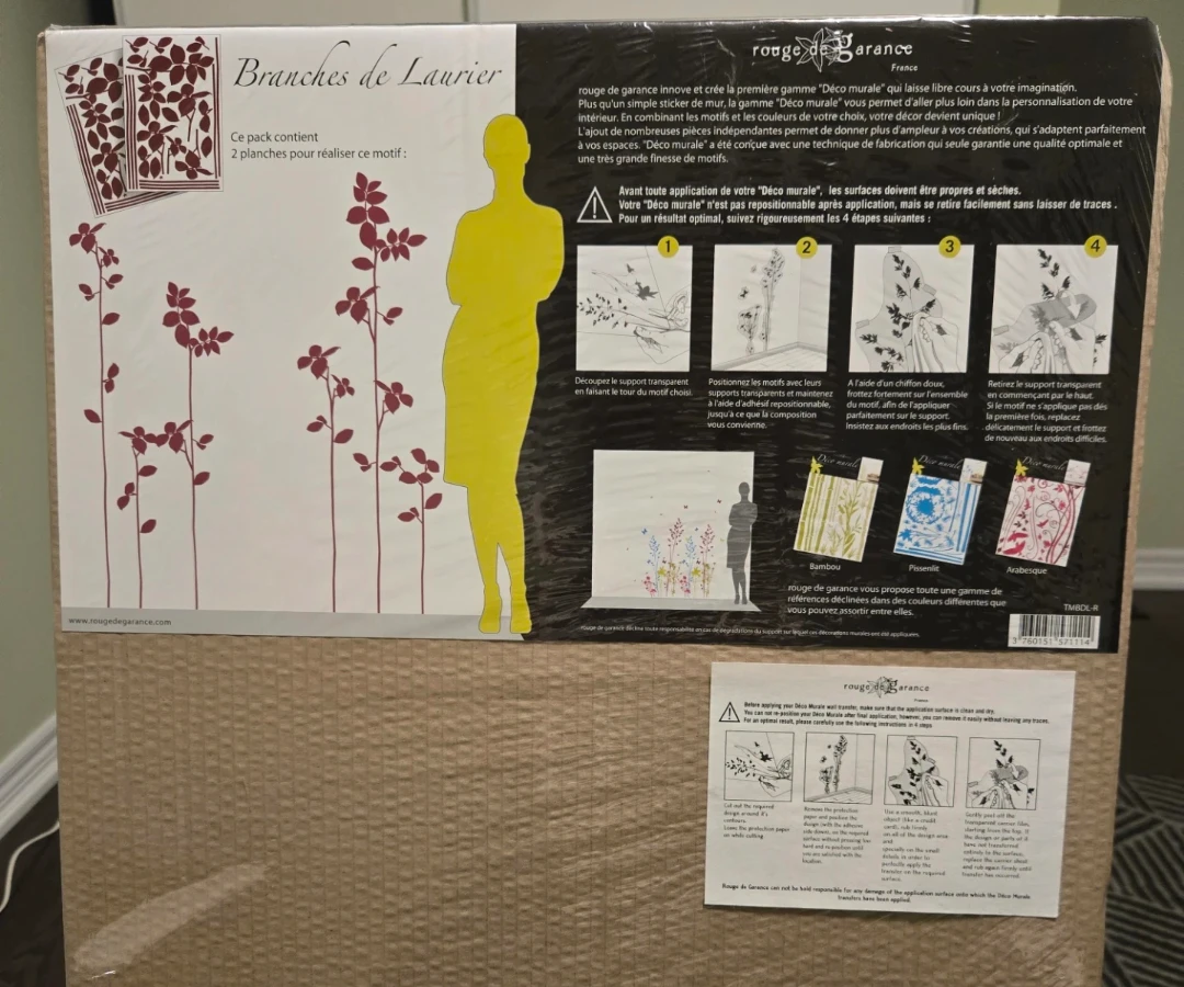 Rouge de Garance Déco Murale Laurier Branches Wall Stickers 🏆 - photo 2