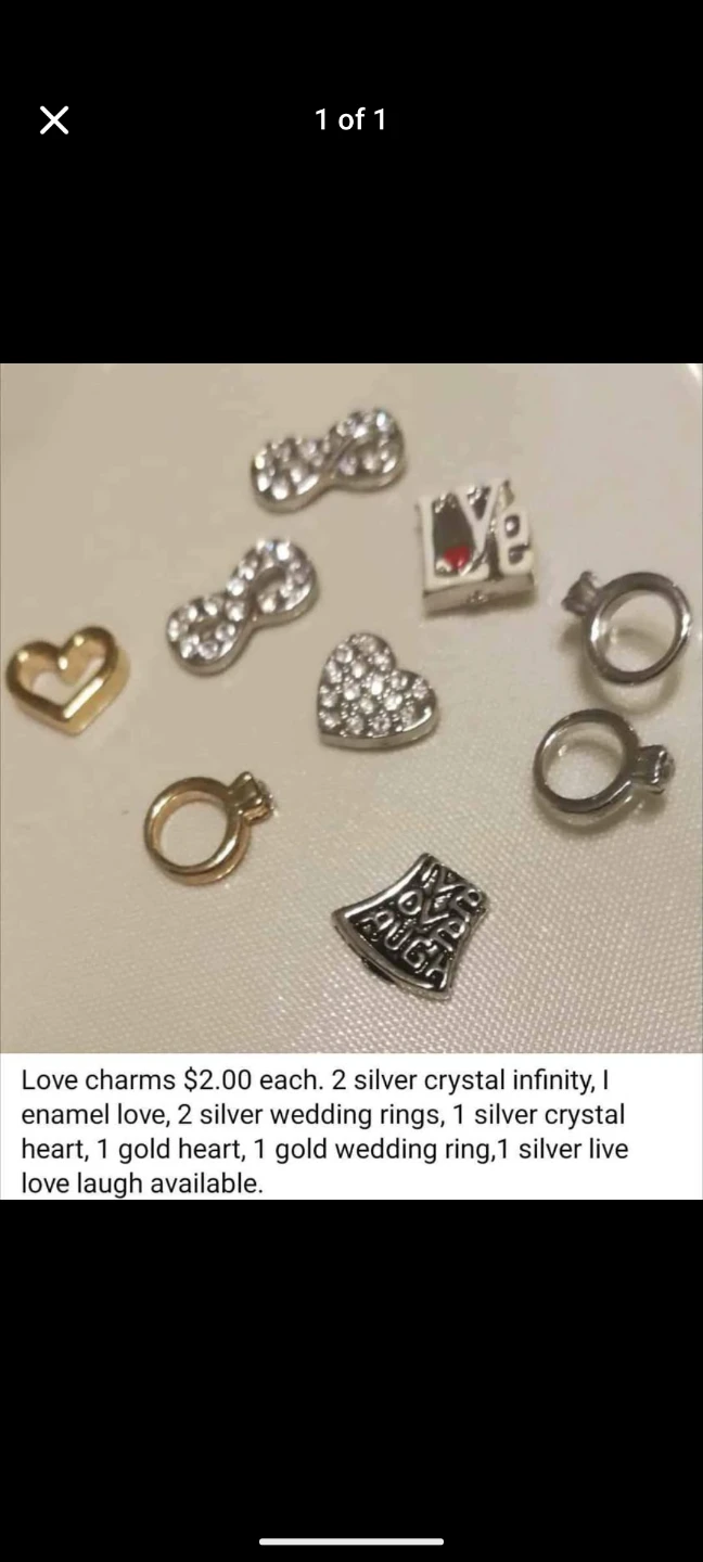 Floating Locket Charms