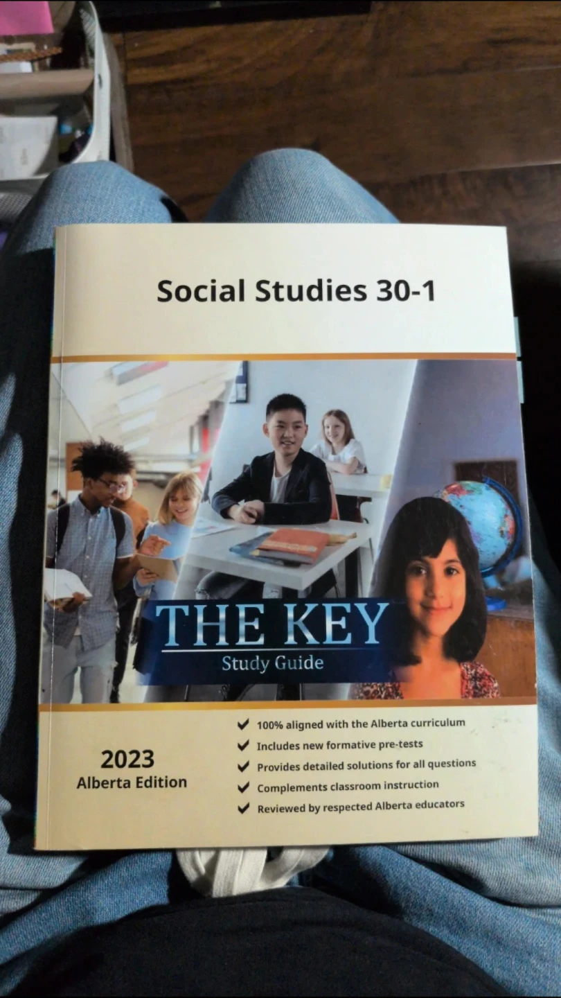 Social Studies 30-1 The Key Study Guide Alberta Edition 2023
