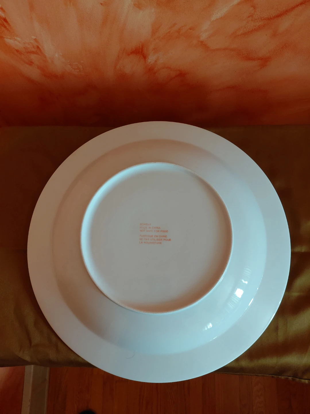 Decorative Plate - Blue and White Floral Pattern - photo 2