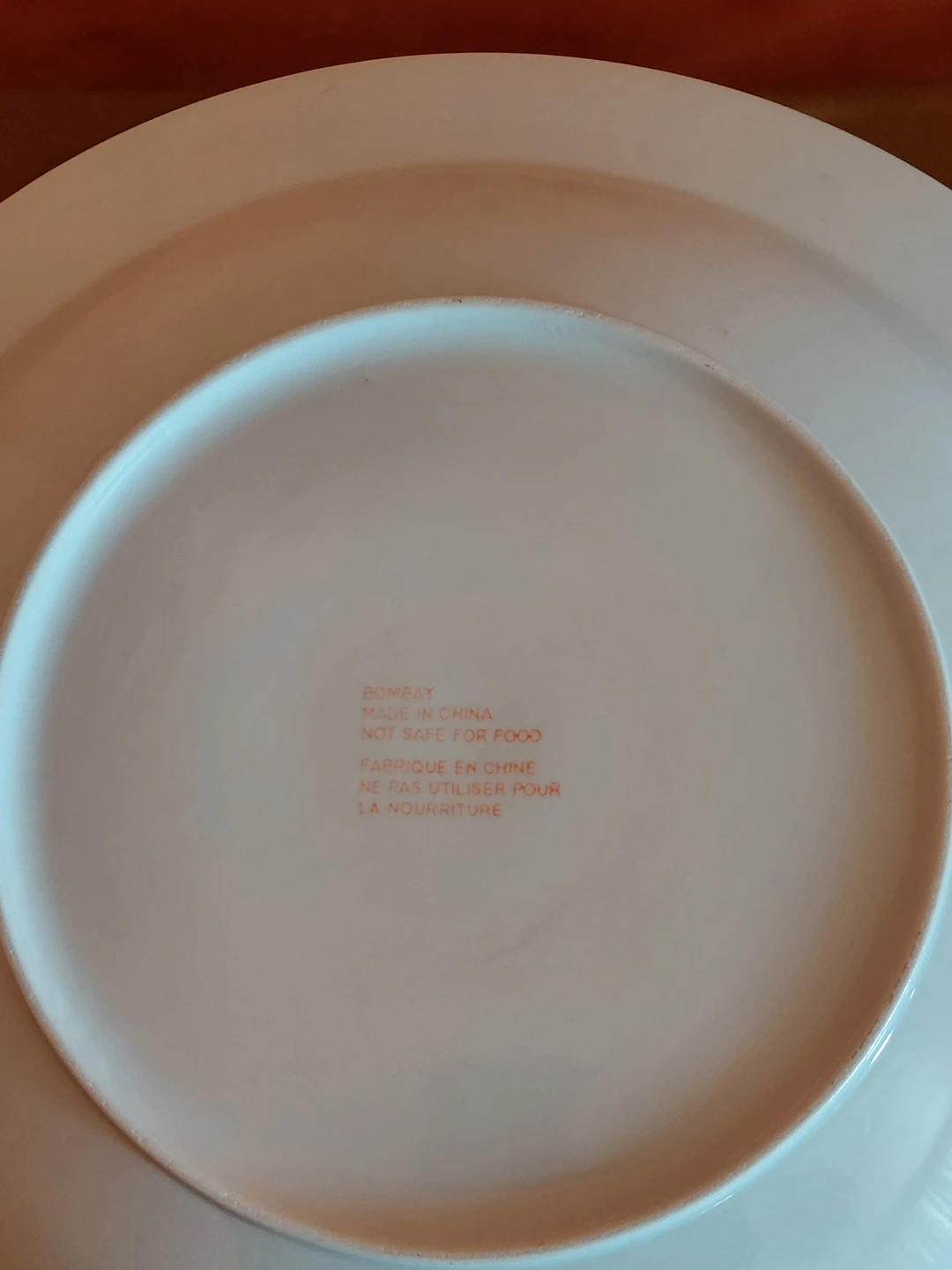 Decorative Plate - Blue and White Floral Pattern - photo 3
