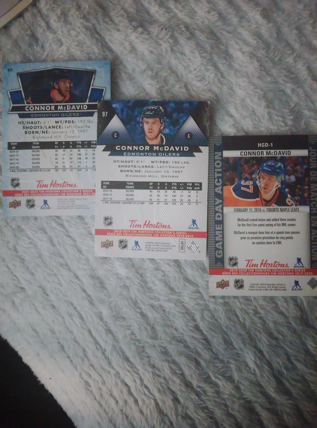 Connor McDavid Hockey Cards - 3 Pack - photo 2