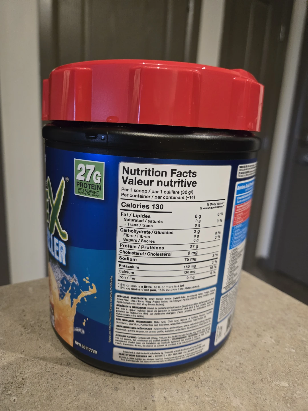 Allmax Isoflex Chiller Whey Protein Isolate Citrus Peach - photo 2