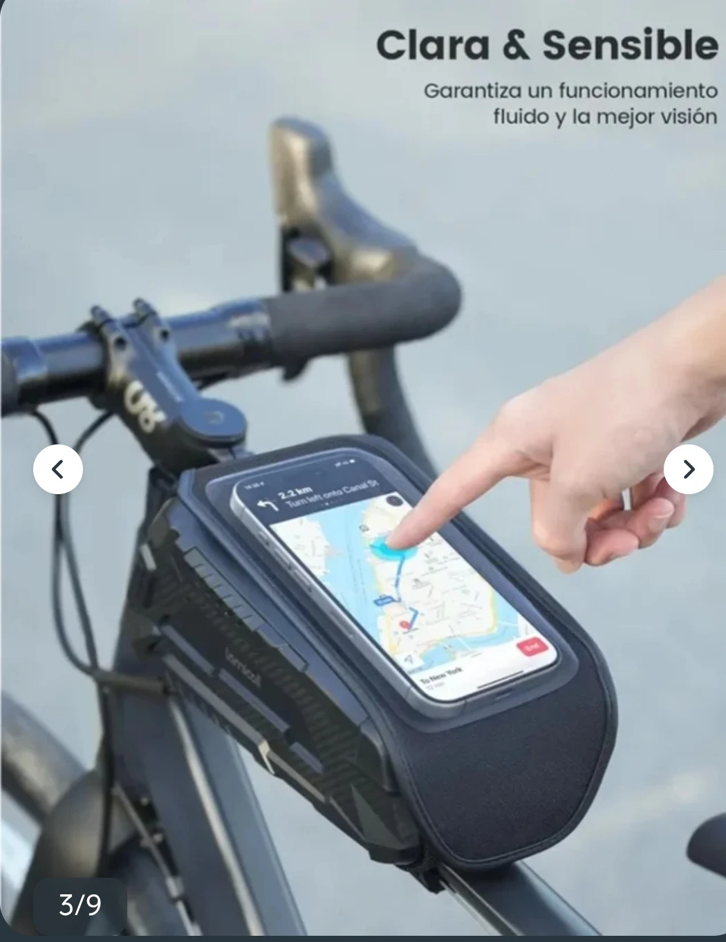 Lamicall Bike Frame Bag with Phone Mount - photo 2