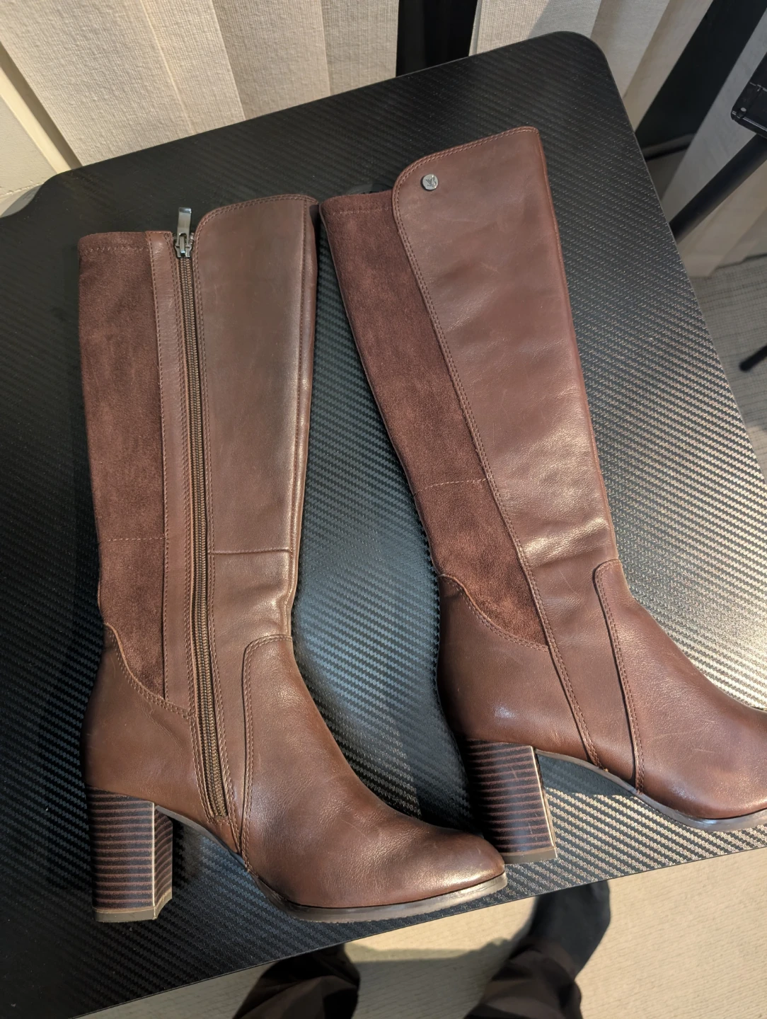Leather tall boots  - Excellent condition - photo 4