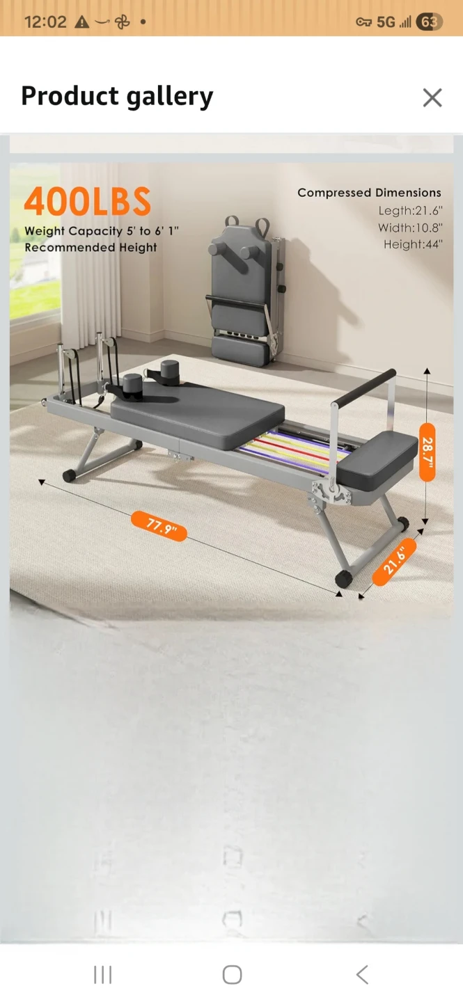 Pilate Reformer Machine