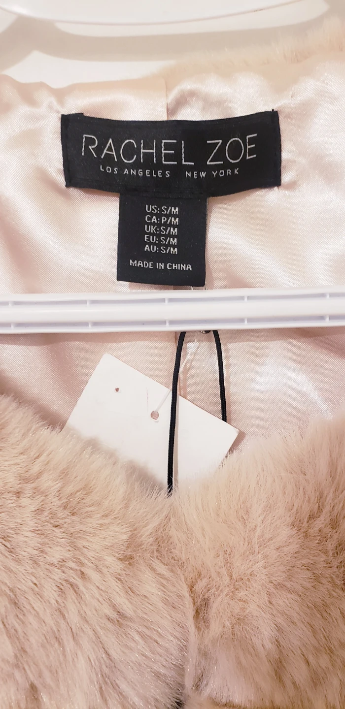 Rachel Zoe Faux Fur Vest - S/M - photo 2