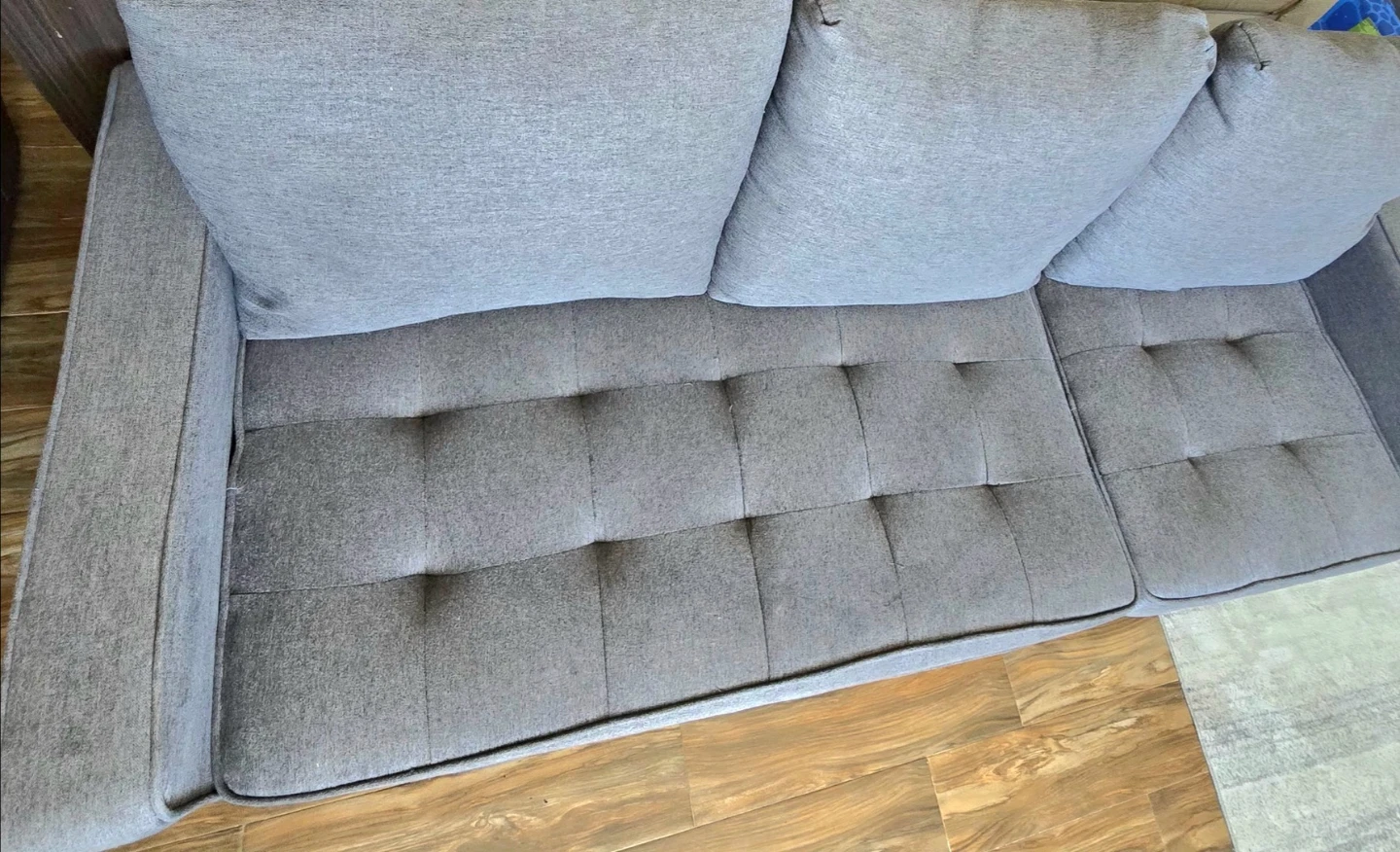 Grey 3-Seater Sofa