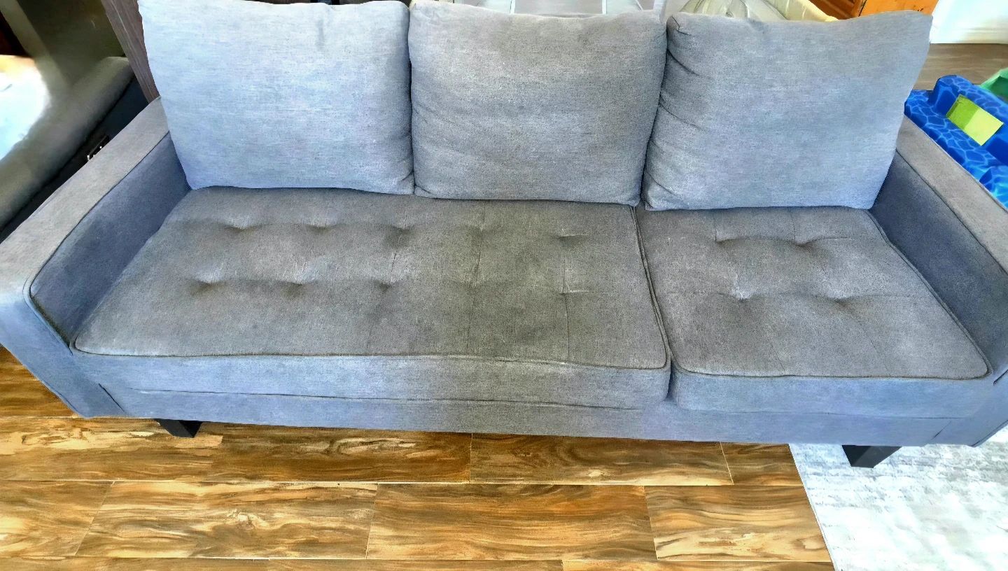 Grey 3-Seater Sofa - photo 2