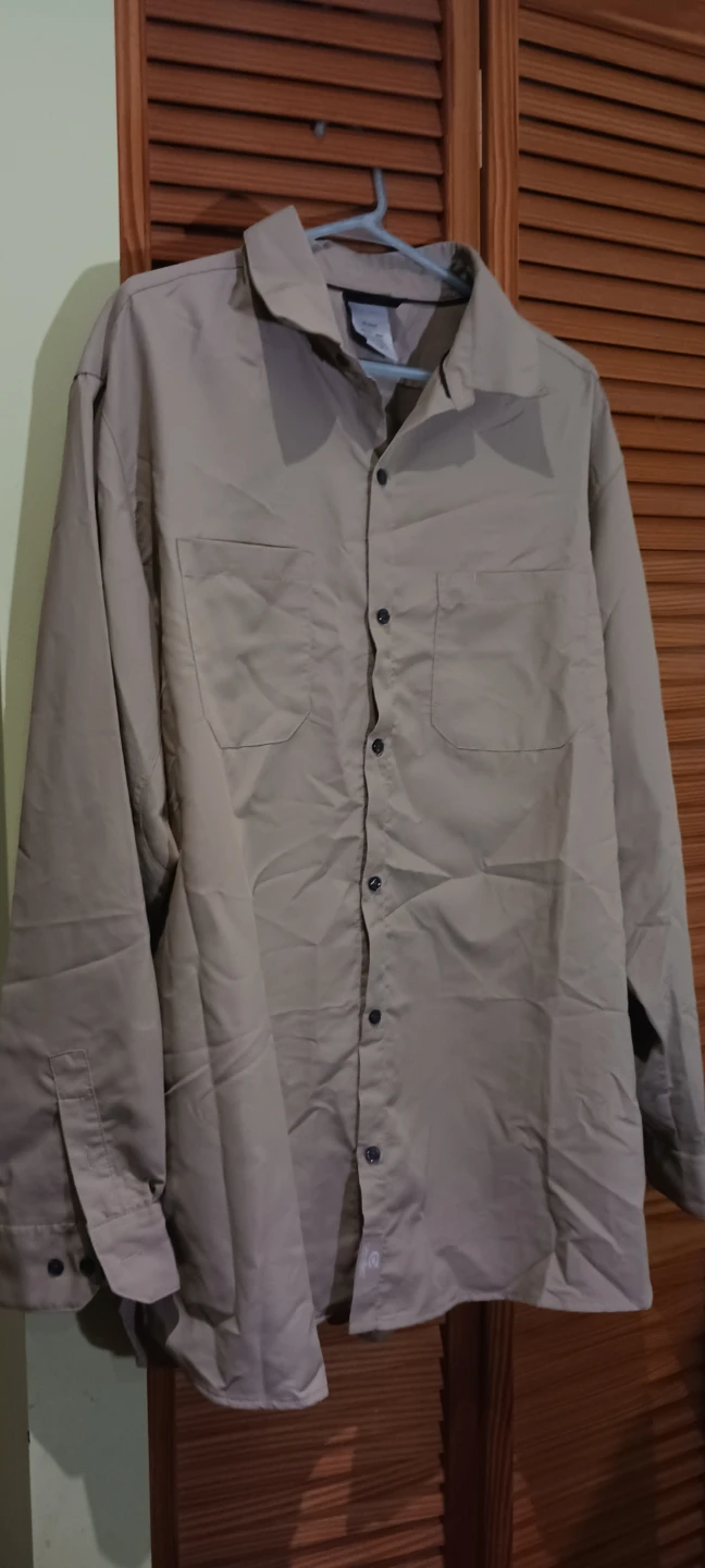 Canadian Linen Flexfit Button Up Shirt 1XL