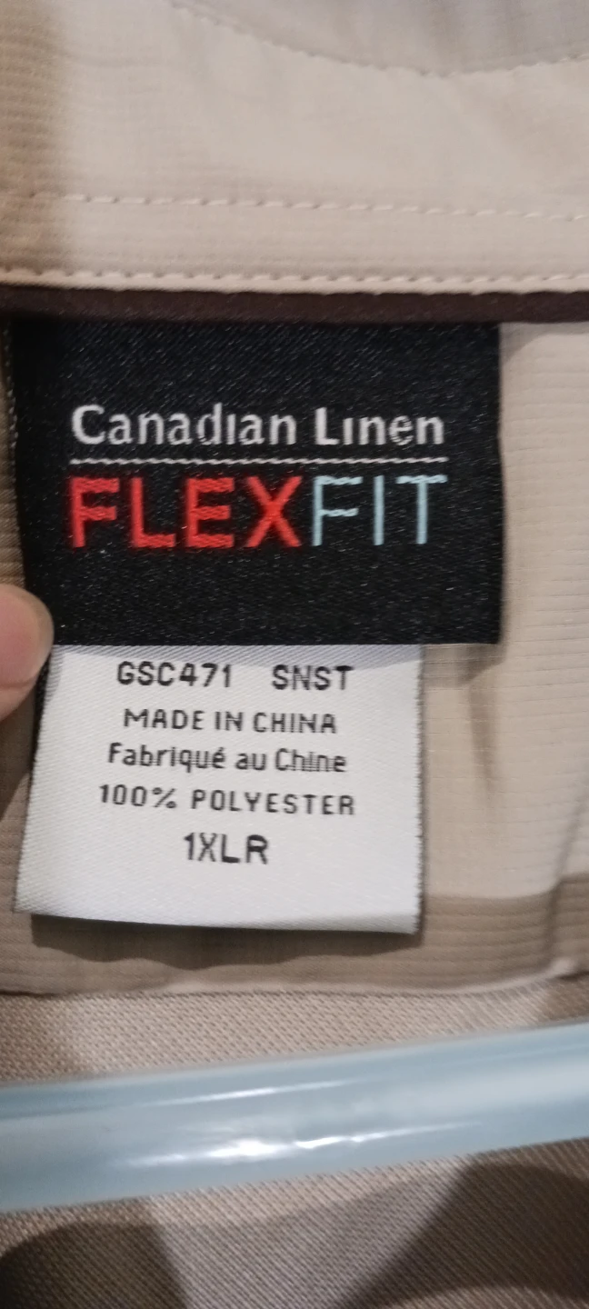 Canadian Linen Flexfit Button Up Shirt 1XL - photo 2