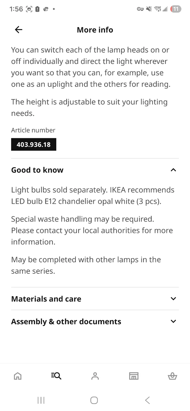 IKEA Hektar Floor Lamp - Dark Gray - photo 5